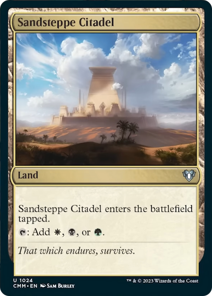 Sandsteppe Citadel [Commander Masters] | Tables and Towers