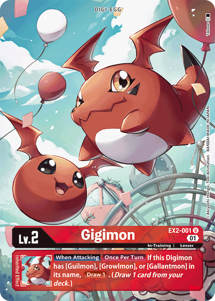 Gigimon [EX2-001] (Alternate Art) [Digital Hazard] | Tables and Towers