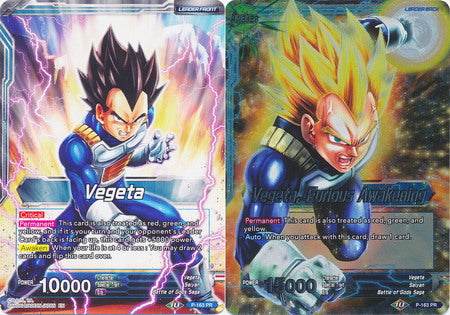 Vegeta // Vegeta, Furious Awakening (Draft Box 04 Tournament) (P-163) [Promotion Cards] | Tables and Towers