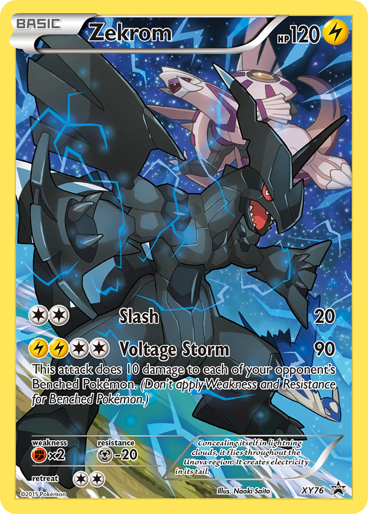 Zekrom (XY76) [XY: Black Star Promos] | Tables and Towers