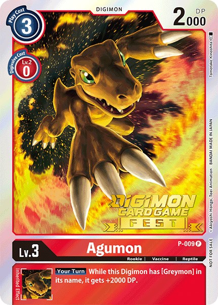 Agumon [P-009] (Digimon Card Game Fest 2022) [Promotional Cards] | Tables and Towers