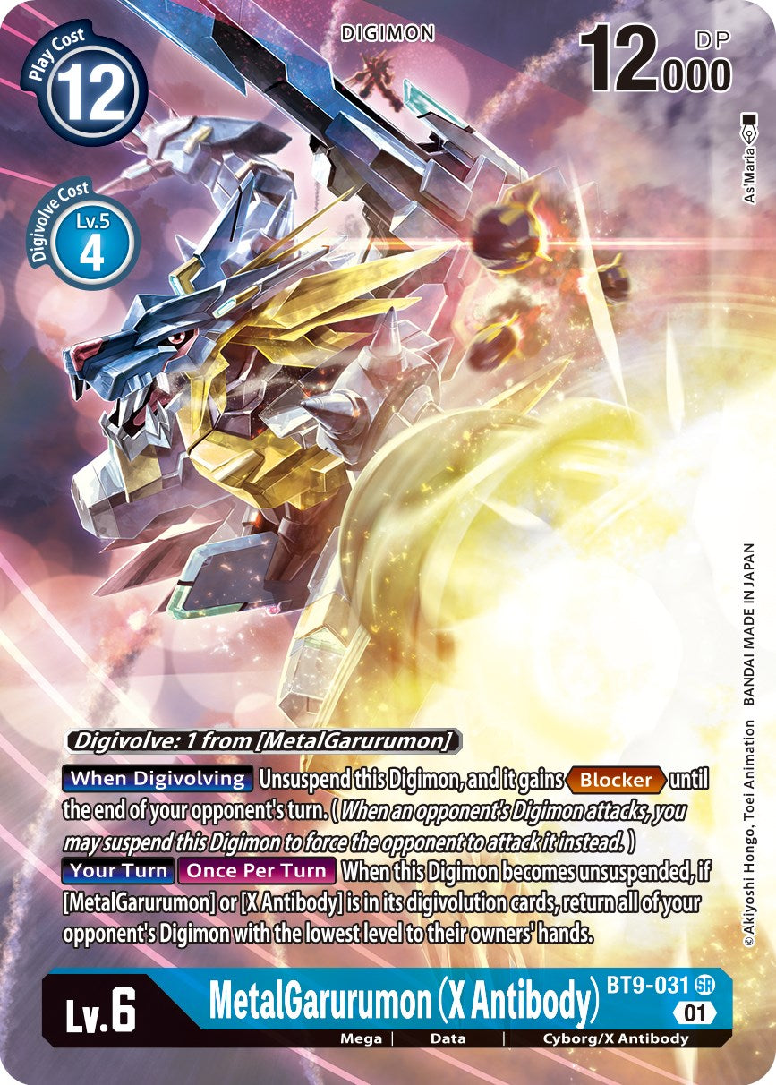 MetalGarurumon (X Antibody) [BT9-031] (Alternate Art) [X Record] | Tables and Towers