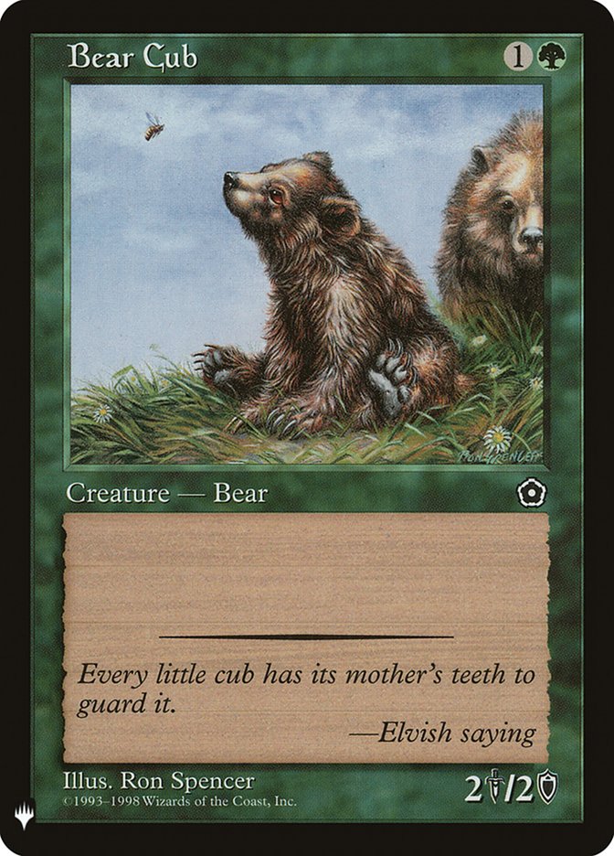 Bear Cub [Mystery Booster] | Tables and Towers