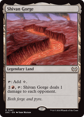 Shivan Gorge [Duskmourn: House of Horror Commander] | Tables and Towers