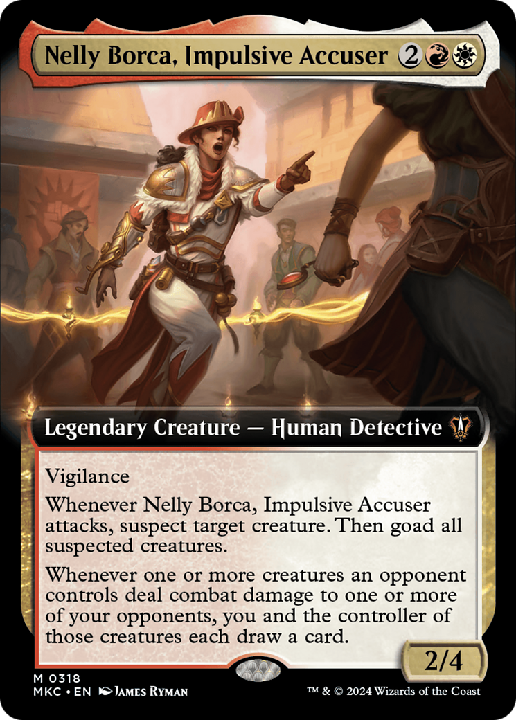 Nelly Borca, Impulsive Accuser (Extended Art) [Murders at Karlov Manor Commander] | Tables and Towers