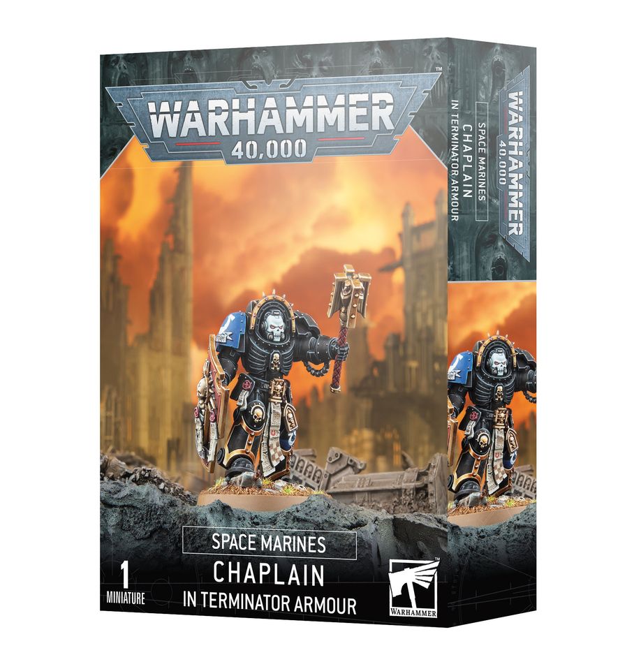 Space Marines Chaplain in Terminator Armour | Tables and Towers