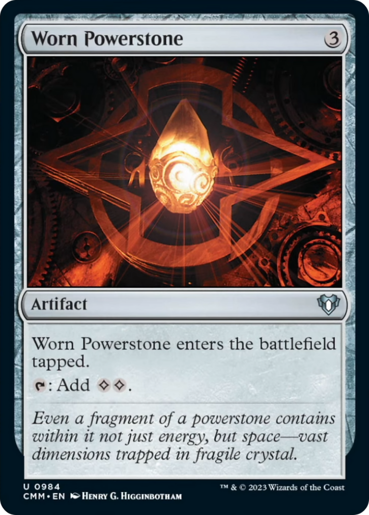 Worn Powerstone [Commander Masters] | Tables and Towers