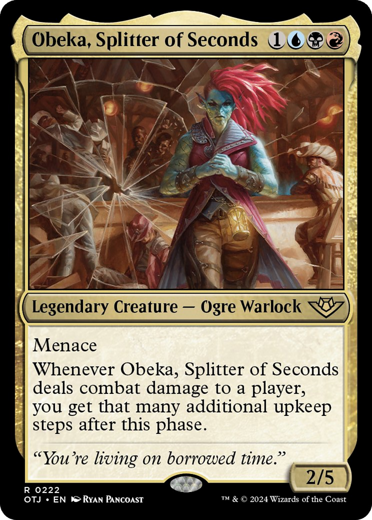 Obeka, Splitter of Seconds [Outlaws of Thunder Junction] | Tables and Towers