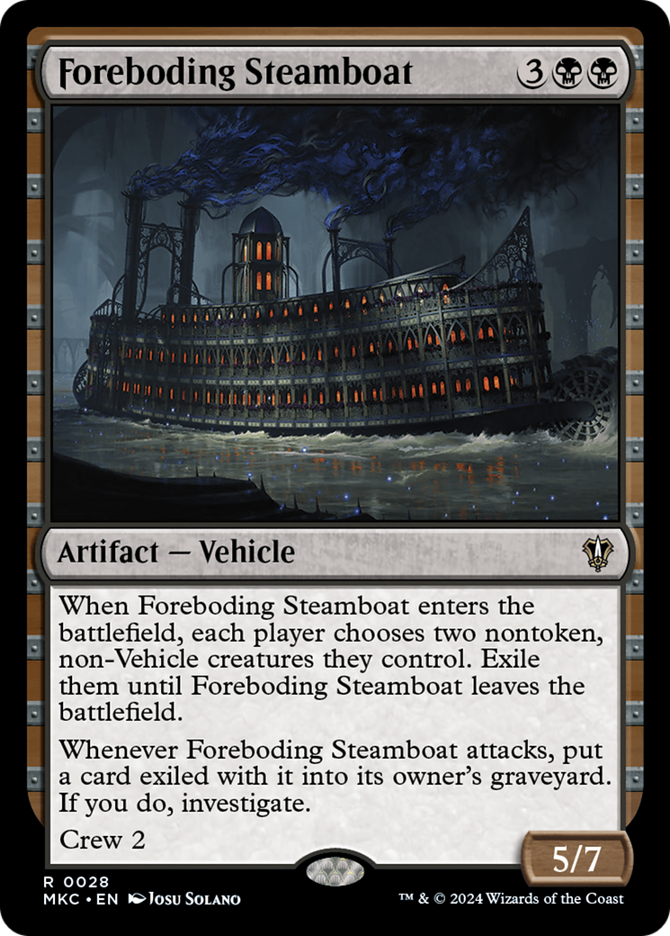 Foreboding Steamboat [Murders at Karlov Manor Commander] | Tables and Towers