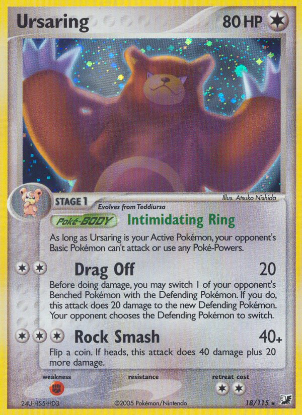 Ursaring (18/115) [EX: Unseen Forces] | Tables and Towers