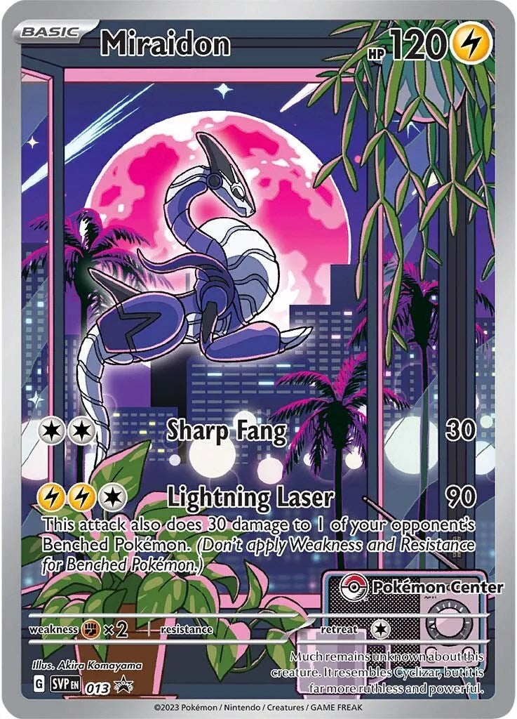 Miraidon (013) (Pokemon Center Exclusive) [Scarlet & Violet: Black Star Promos] | Tables and Towers