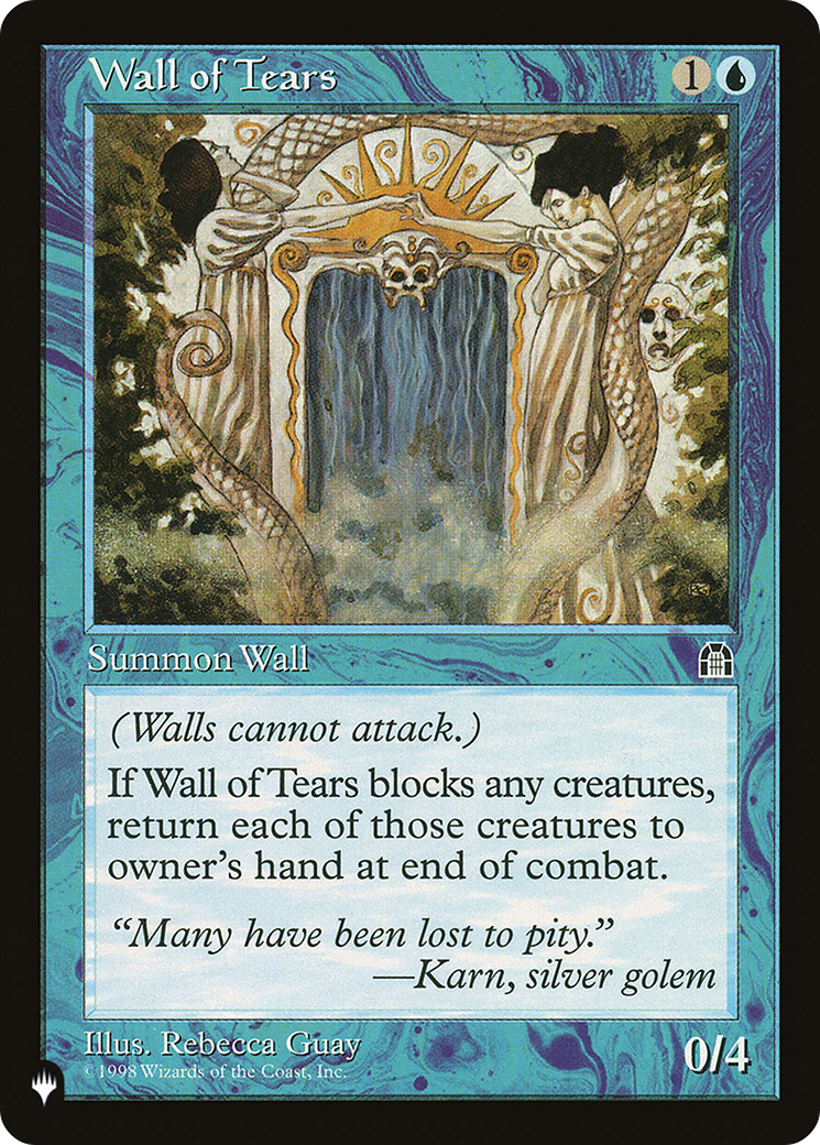 Wall of Tears [The List Reprints] | Tables and Towers