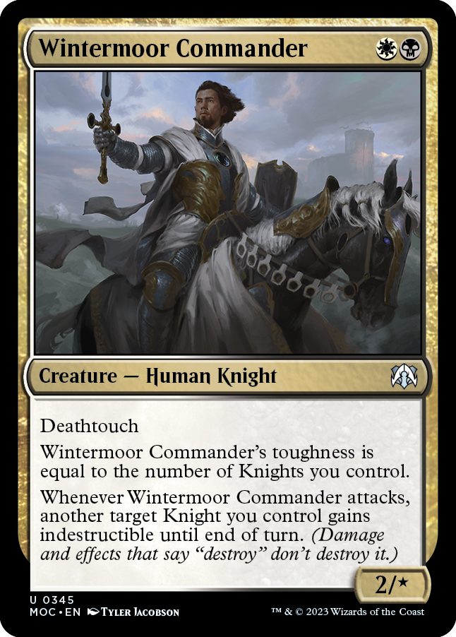 Wintermoor Commander [March of the Machine Commander] | Tables and Towers