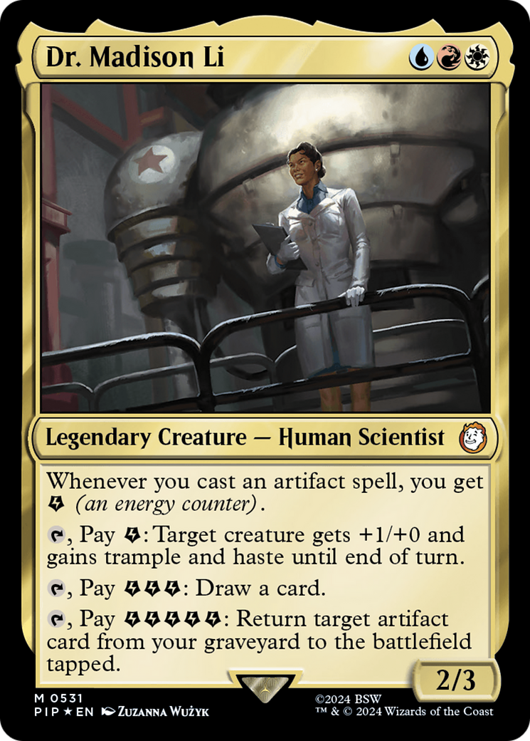 Dr. Madison Li (Surge Foil) [Fallout] | Tables and Towers