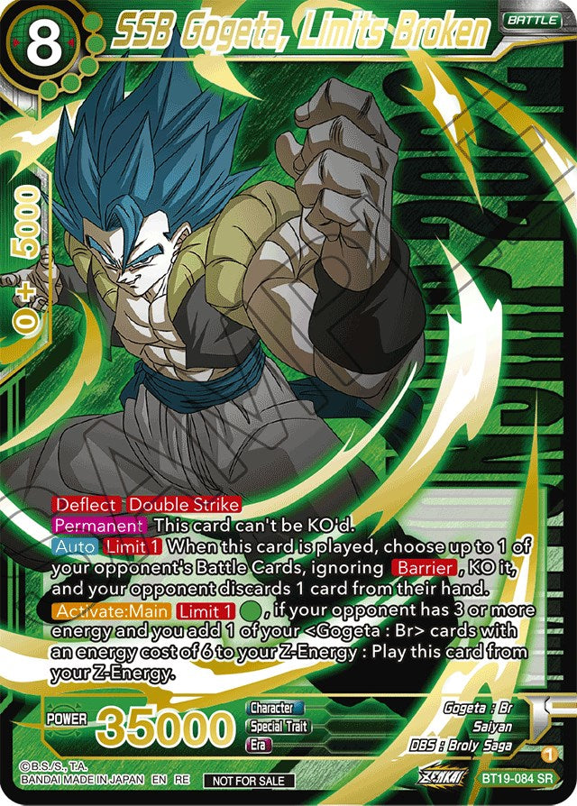 SSB Gogeta, Limits Broken (Championship 2022) (BT19-084) [Promotion Cards] | Tables and Towers