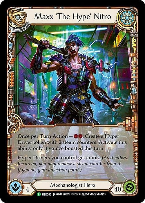 Maxx 'The Hype' Nitro [HER090] (Promo)  Cold Foil | Tables and Towers