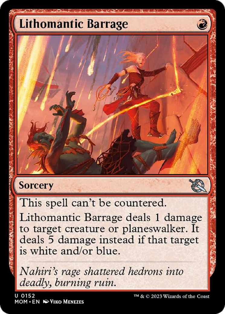 Lithomantic Barrage [March of the Machine] | Tables and Towers