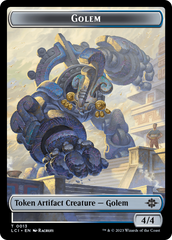 Map // Golem Double-Sided Token [The Lost Caverns of Ixalan Tokens] | Tables and Towers