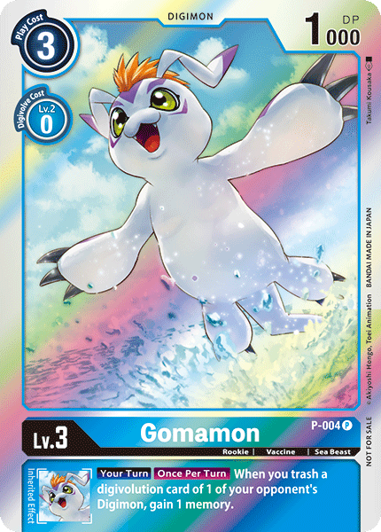 Gomamon [P-004] [Promotional Cards] | Tables and Towers