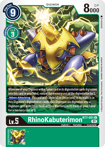 RhinoKabuterimon [BT7-051] [Next Adventure] | Tables and Towers