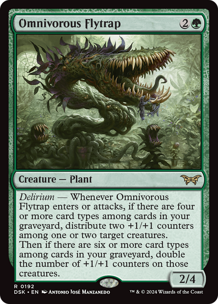 Omnivorous Flytrap [Duskmourn: House of Horror] | Tables and Towers