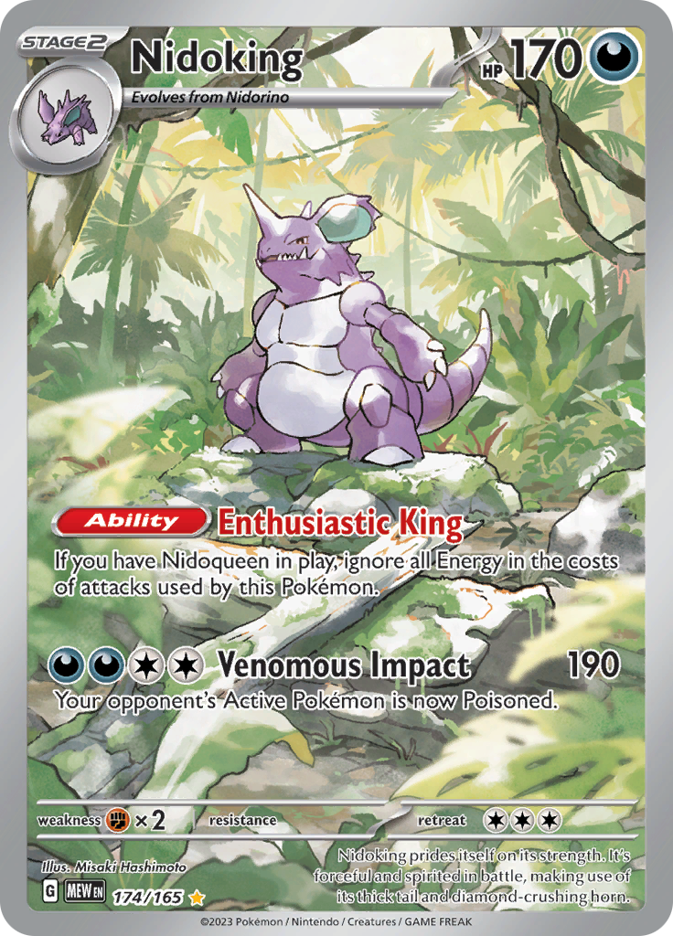 Nidoking (174/165) [Scarlet & Violet: 151] | Tables and Towers