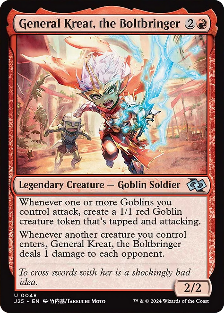 General Kreat, the boltbringer [Foundations Jumpstart] | Tables and Towers