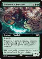 Shriekwood Devourer (Extended Art) [Duskmourn: House of Horror Commander] | Tables and Towers