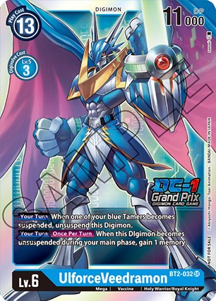 UlforceVeedramon [BT2-032] (DC-1 Grand Prix) [Release Special Booster Promos] | Tables and Towers