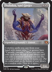 Zhulodok, Void Gorger (Display Commander) (Foil Etched) [Commander Masters] | Tables and Towers