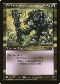 Sol'kanar the Swamp King (Oversized) [Oversize Cards] | Tables and Towers