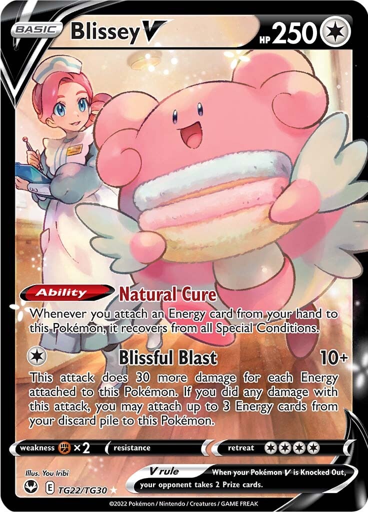 Blissey V (TG22/TG30) [Sword & Shield: Silver Tempest] | Tables and Towers