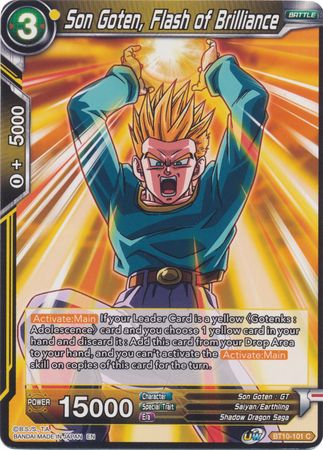 Son Goten, Flash of Brilliance (BT10-101) [Rise of the Unison Warrior 2nd Edition] | Tables and Towers