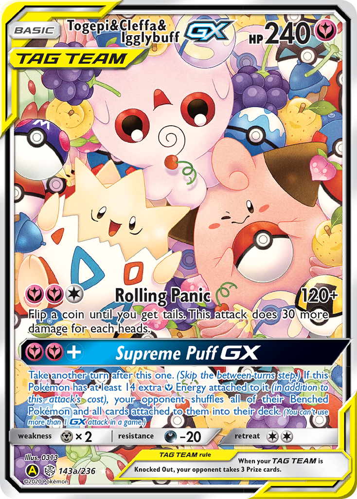 Togepi & Cleffa & Igglybuff GX (143a/236) [Alternate Art Promos] | Tables and Towers