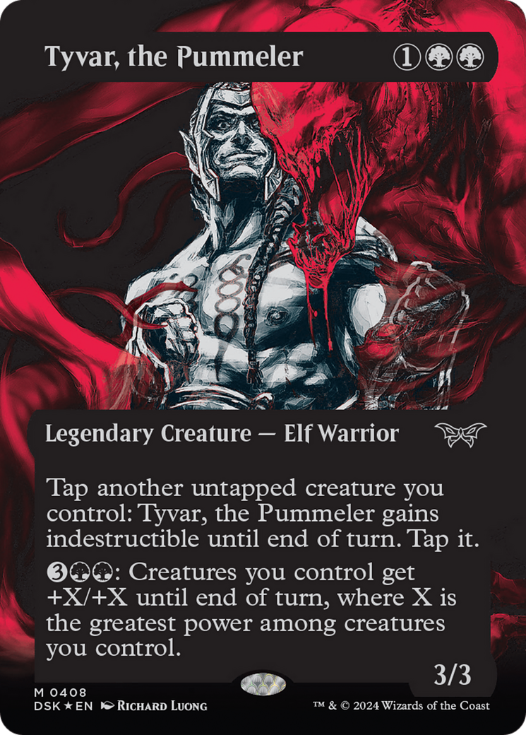 Tyvar, the Pummeler (Showcase) (Textured) [Duskmourn: House of Horror] | Tables and Towers