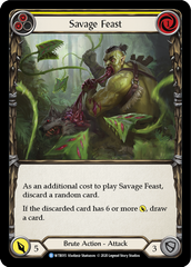 Savage Feast (Yellow) [U-WTR015] (Welcome to Rathe Unlimited)  Unlimited Normal | Tables and Towers