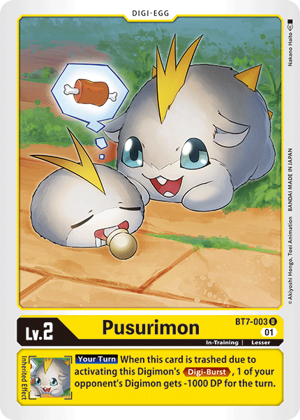 Pusurimon [BT7-003] [Next Adventure] | Tables and Towers