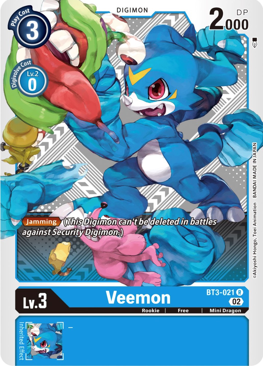 Veemon [BT3-021] (Winner Pack Dimensional Phase) [Release Special Booster Promos] | Tables and Towers