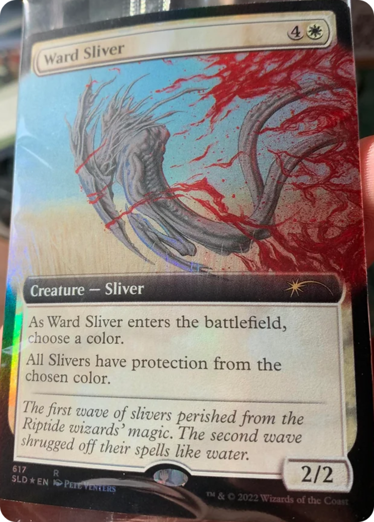 Ward Sliver (Extended Art) [Secret Lair Drop Promos] | Tables and Towers