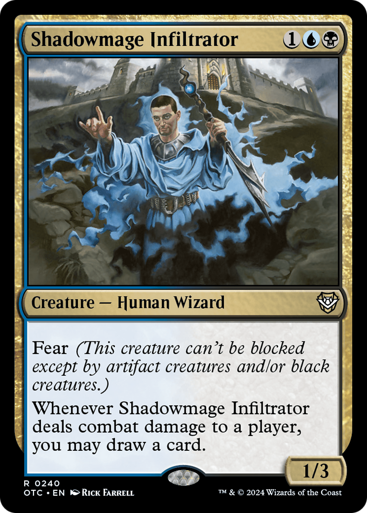 Shadowmage Infiltrator [Outlaws of Thunder Junction Commander] | Tables and Towers