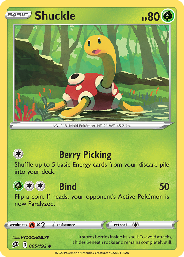 Shuckle (005/192) [Sword & Shield: Rebel Clash] | Tables and Towers