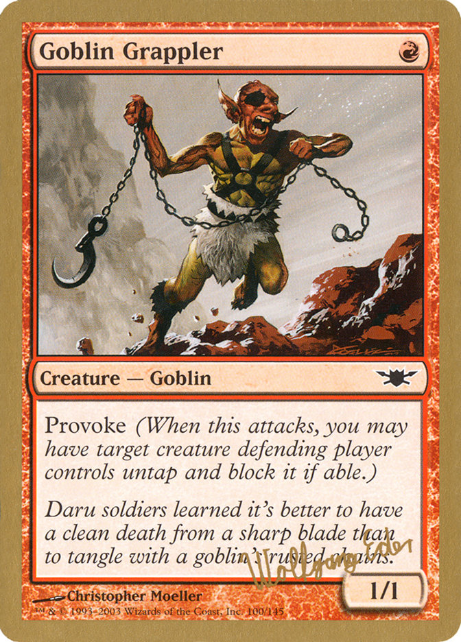 Goblin Grappler (Wolfgang Eder) [World Championship Decks 2003] | Tables and Towers