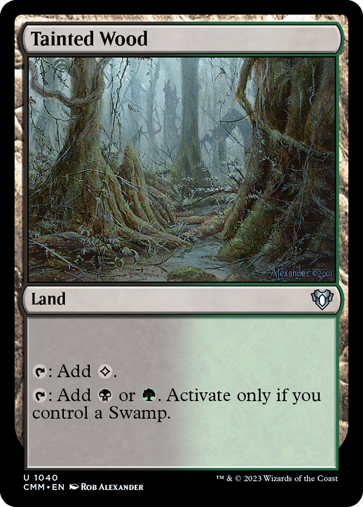 Tainted Wood [Commander Masters] | Tables and Towers