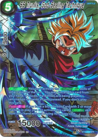 SS Trunks, God-Sealing Technique (SPR) (BT10-044) [Rise of the Unison Warrior 2nd Edition] | Tables and Towers