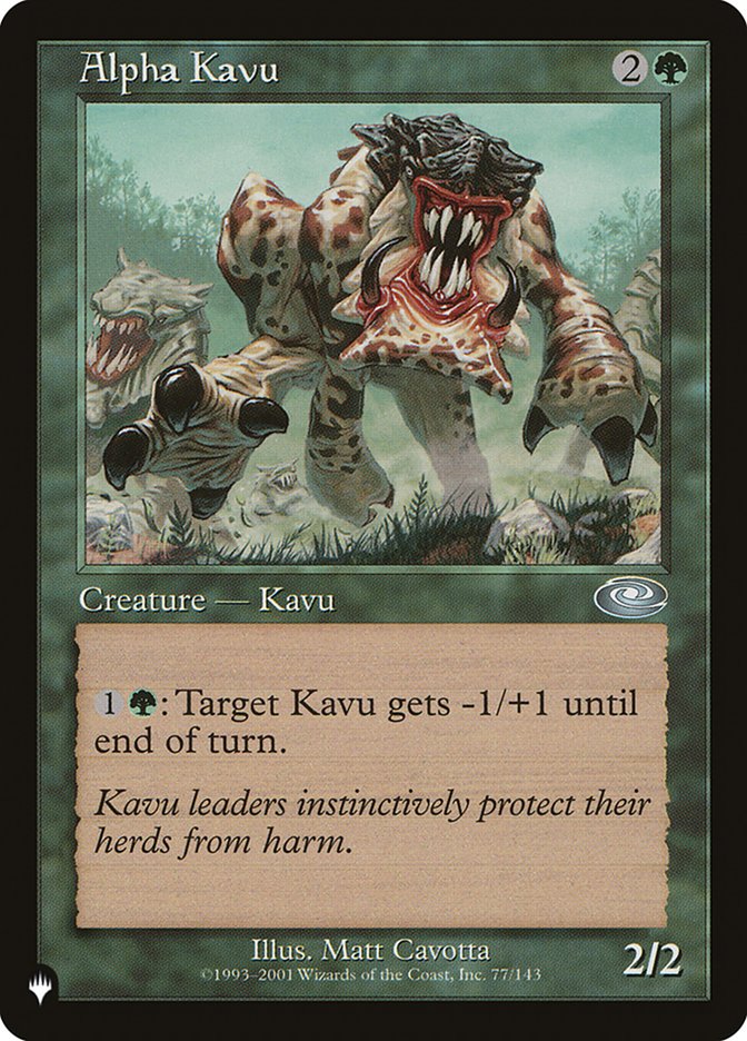 Alpha Kavu [The List] | Tables and Towers