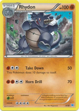 Rhydon (4/30) [XY: Trainer Kit 2 - Latios] | Tables and Towers