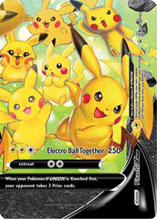 Pikachu V-UNION (SWSH142) (Celebrations) [Sword & Shield: Black Star Promos] | Tables and Towers