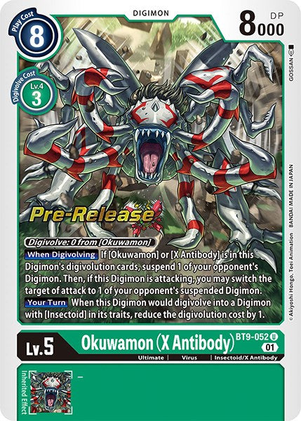 Okuwamon (X Antibody) [BT9-052] [X Record Pre-Release Promos] | Tables and Towers