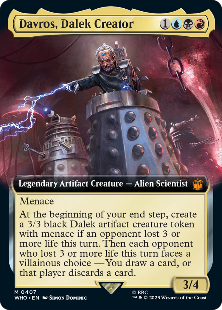 Davros, Dalek Creator (Extended Art) [Doctor Who] | Tables and Towers