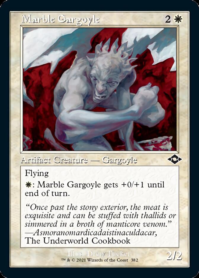 Marble Gargoyle (Retro Foil Etched) [Modern Horizons 2] | Tables and Towers